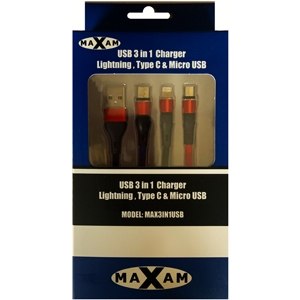 MaXaM 3-in-1 Charger
